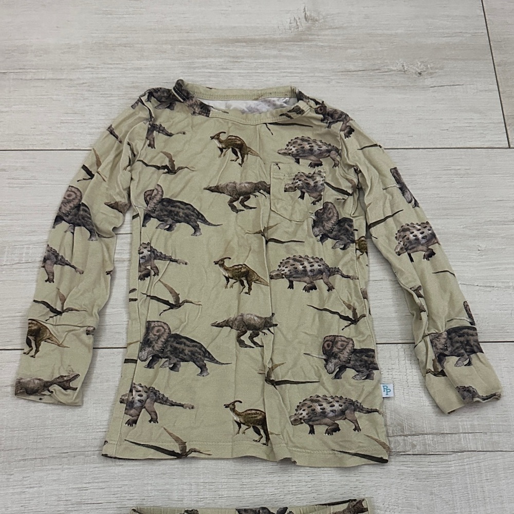 Posh Peanut Vintage Dinosaur Print Pajamas - Picture 2 of 6